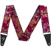 Fender Satin Dragon Strap, Wine ギターストラップ〈フェンダー〉|Fender|ストラップ