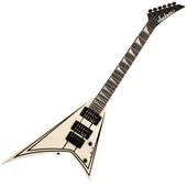 Jackson JS Series RR Minion JS1XM, Amaranth Fingerboard, Snow White with Black Pin Stripes ミニエレキギター〈