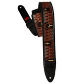 PRS PRS 2.4  Padded Guitar Strap w/FLASH, Custom Jacquard Birds Wavelength, Yellow  ギターストラップ〈Paul Re
