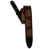 PRS PRS 2.4  Padded Guitar Strap w/FLASH, Custom Jacquard Birds Wavelength, Orange  ギターストラップ〈Paul Re