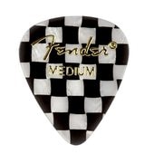 Fender 351 Shape, Checker, Medium ギター用ピック12枚入り〈フェンダー〉|Fender|ピック