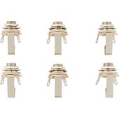 Fender 1/4  2-Conductor Guitar Output Jack (6-pack) ジャック〈フェンダー〉|ジャック|パーツ（ポット類・プリアンプ他）