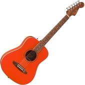 Fender California Standard Redondo Mini with Bag, Spruce Top, Fiesta Red ミニアコースティックギター〈フェンダー〉|Fender