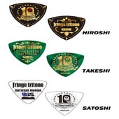 FERNANDES/ピック P-100FT fringe tritone 10TH（限定デザイン/5枚セット）【フェルナンデス】|FERNANDES|ピック