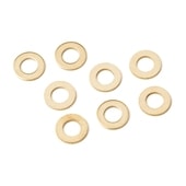 Fender Truss Rod Washers, Vintage Guitar/Bass, .204x.367, Brass (12)�ҥե��������