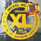 D'addario EXL125-3DBP ���쥭����������3���å�����ѥå��ˡҥ����ꥪ��
