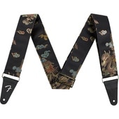 Fender Satin Dragon Strap, Black ���������ȥ�åסҥե��������