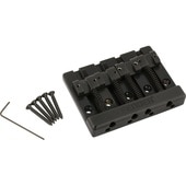 Fender HiMass 4-String Bass Bridge Assembly With Zinc Saddles, Black�ҥե��������