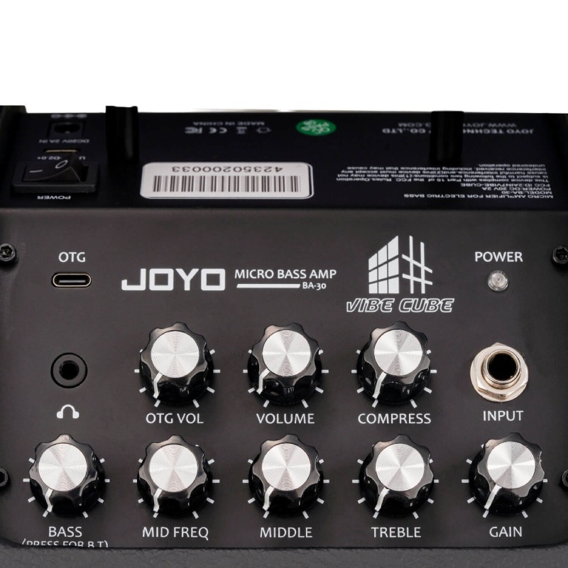 JOYO BA-30 VIBE CUBE (BLK) 小型ベースアンプ ジョーヨー Bluetooth+