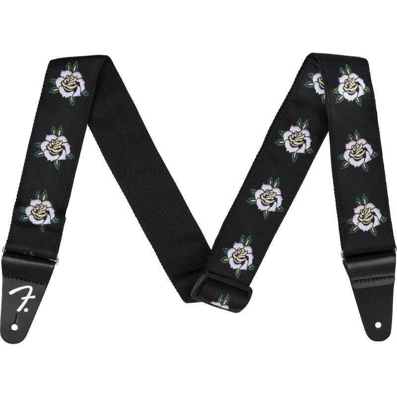 Fender Rose Strap, White, 2" ���������١������ȥ�å� �ե������