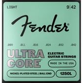 Fender Ultracore Guitar Strings, Nickel Plated Steel, Ball End, 1250L Gauges .009-.042 ���쥭�������� �ե������