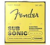 Fender 7250 Bass Strings, Nickel Plated Steel, Long Scale, 7250HM .050-.105 �١����� �ե������