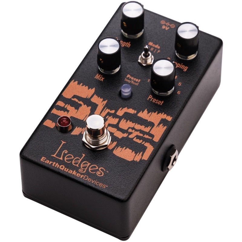 EarthQuaker Devices Ledges　リバーブ　 限定カラー Earthquaker Devices Ledges Black Amber 限定カラー Tri-Dimensional