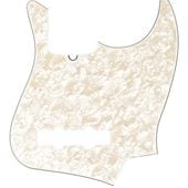 Fender Pickguard, Jazz Bass, 10-Hole Mount, Aged White Pearl, 4-Ply �ԥå������� �ե������