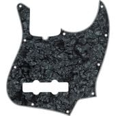 Fender Pickguard, Jazz Bass, 10-Hole Mount, Black Pearl, 4-Ply �ԥå������� �ե������