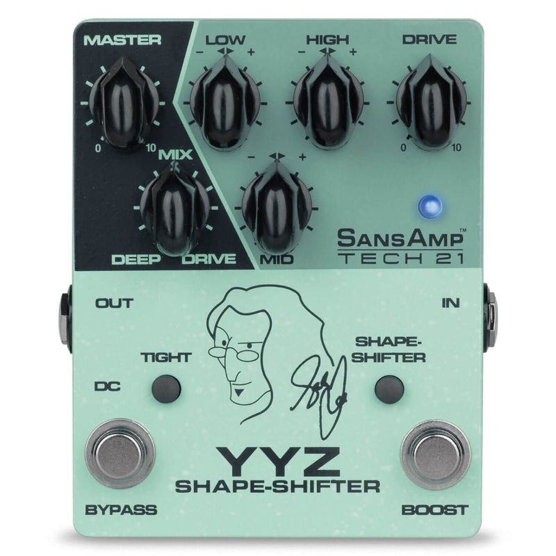 TECH21 YYZ SHAPE-SHIFTER Geddy Lee Signature Pedal ベース用