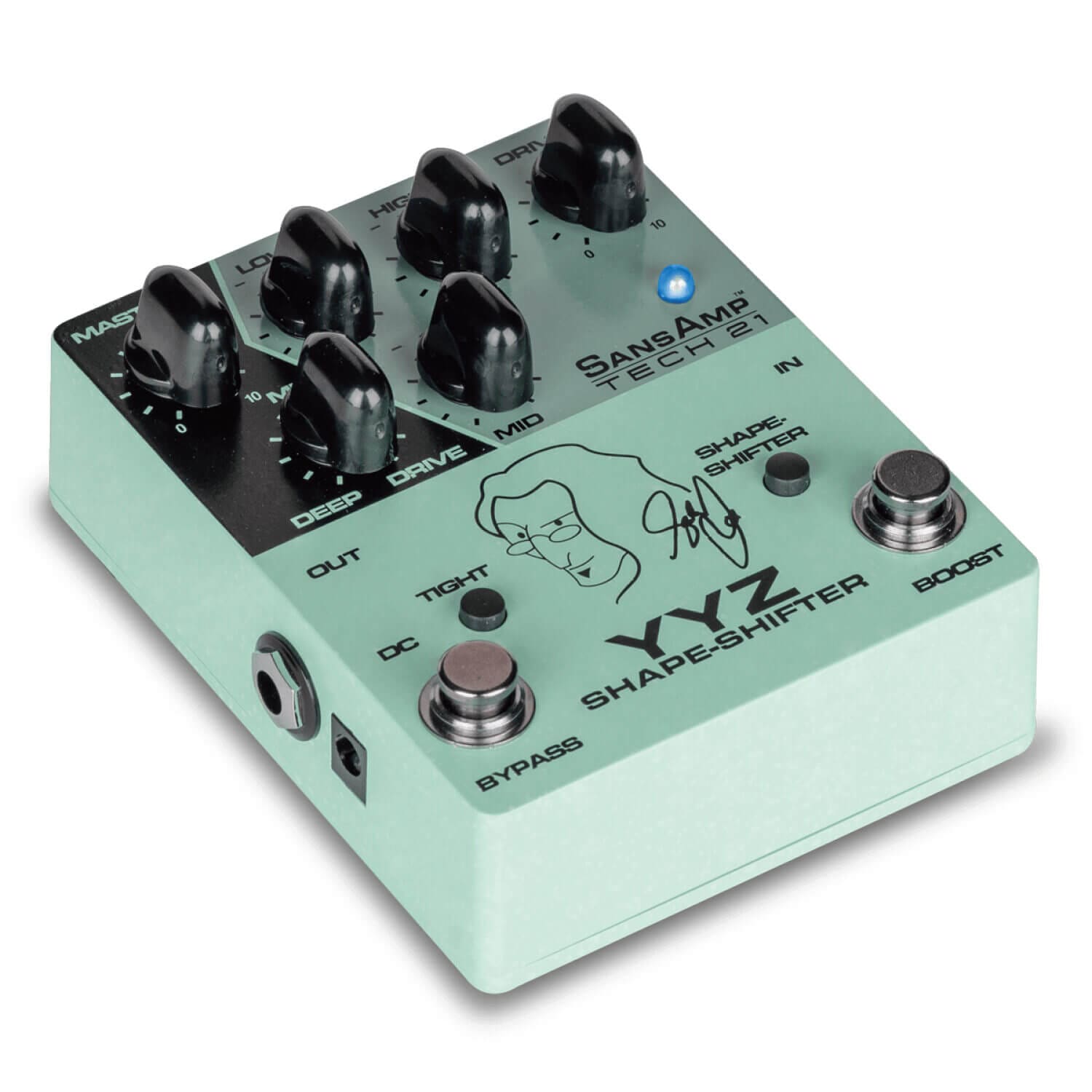 TECH21 YYZ SHAPE-SHIFTER Geddy Lee Signature Pedal ベース用