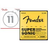 Fender SuperSonic Bullets 3150M Guitar Strings, Pure Nickel, Bulled End, Gauges .011-.049 ���쥭�������� �ե������