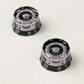 PRS USA�� Lampshade Knobs Set of 2 Black SAE Shaft �Υ� 2������ �ݡ���꡼�ɥ��ߥ�