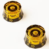 PRS USA�� Lampshade Knobs Set of 2 Amber SAE Shaft �Υ� 2������ �ݡ���꡼�ɥ��ߥ�