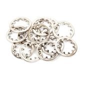 Fender Potentiometer Locking Washers (12) (Nickel) ���å��󥰥�å��㡼 �ե������