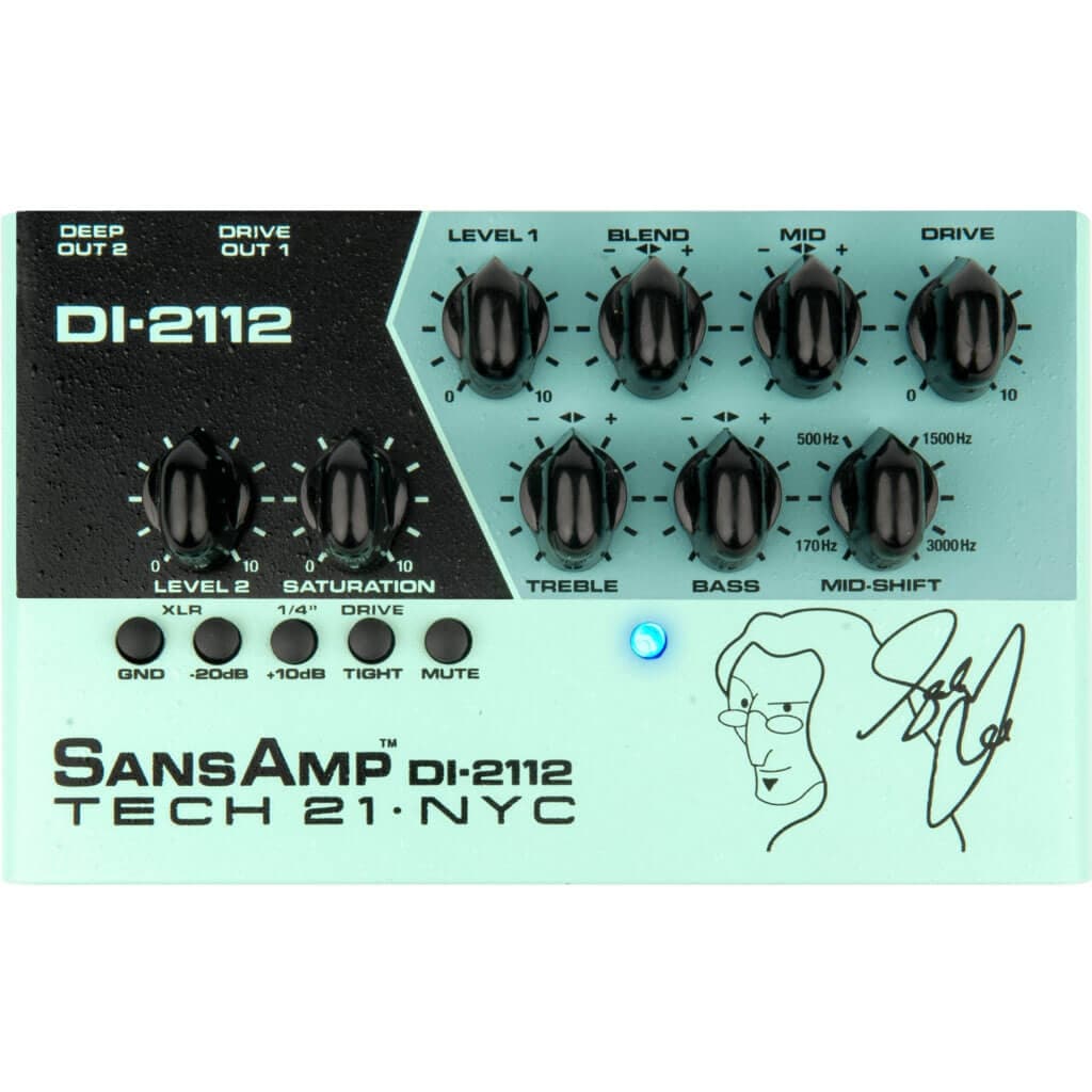 TECH21 DI-2112 Geddy Lee Signature Pedal ベース用プリアンプ DI