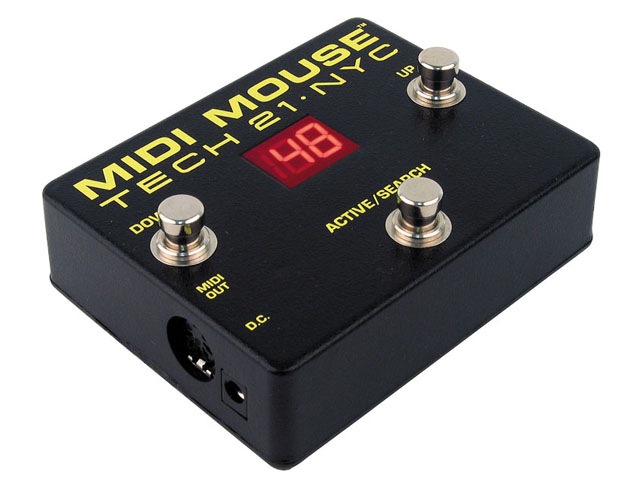 TECH21 ( テック21 ) MMG1 MIDI Mon Tech 21 MIDI Mongoose 5-button MIDI Foot Controller | Sweetwater