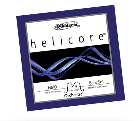 D'Addario ����ȥ�Х��� H611 3/4M��G-nickel�� Helicore Orchestral Bass strings�ҥ����ꥪ��