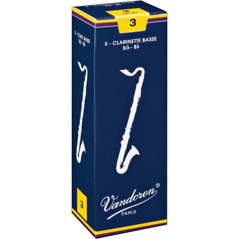 Vandoren バスクラリネットリード Traditional 【青箱