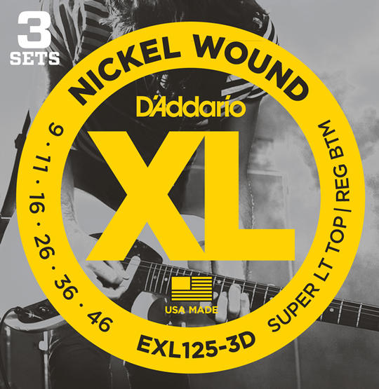 D'addario/���쥭�� EXL125-3D ��3���å�����ѥå��� �ڥ����ꥪ��