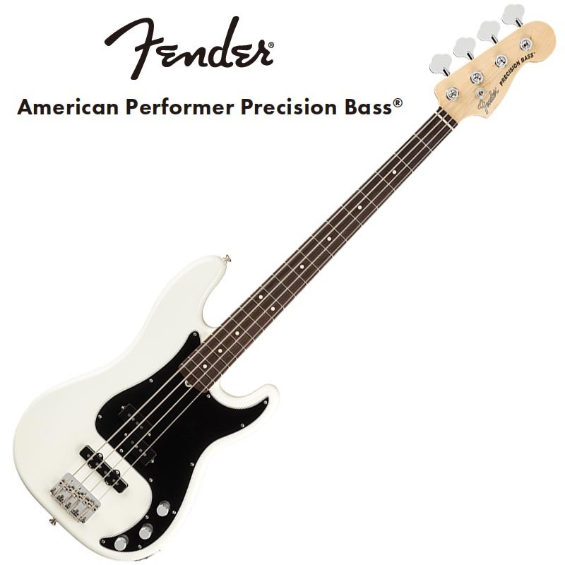 Fender American Performer Precision Bass Rosewood Fingerboard Arctic White�ҥե������USA�ץ쥷�����١�����