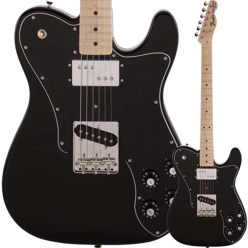 Fender Made in Japan Traditional 70s Telecaster Custom, Maple Fingerboard, Blackڥեѥƥ쥭㥹