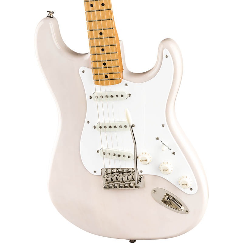 Squier by Fender Classic Vibe '50s Stratocaster, Maple Fingerboard, White Blonde�ڥ����磻�� �ե���������ȥ�ȥ��㥹������