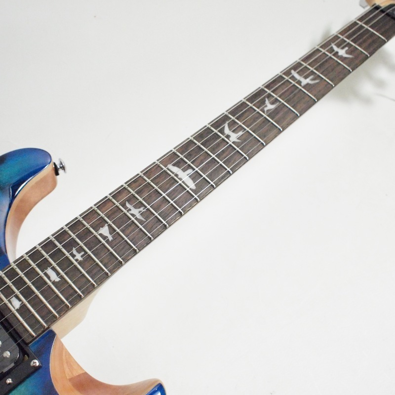 PRS SE Custom 24 Burled Ash Limited Edition Lake Blue ������ ���쥭������ 2025�ҥݡ���꡼�ɥ��ߥ���