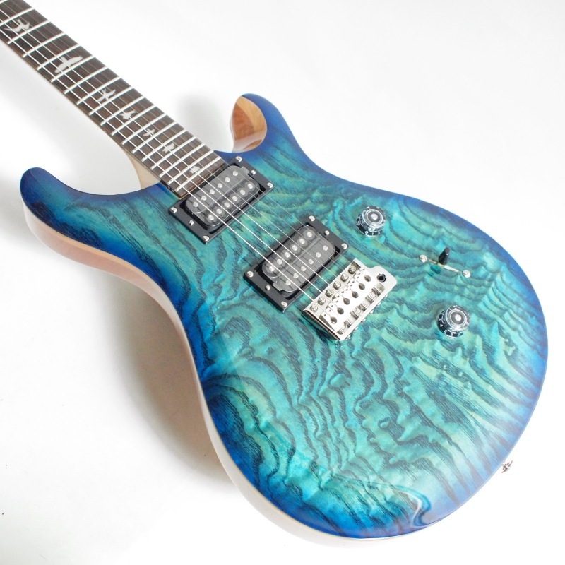 PRS SE Custom 24 Burled Ash Limited Edition Lake Blue ������ ���쥭������ 2025�ҥݡ���꡼�ɥ��ߥ���