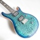 PRS SE Custom 24 Burled Ash Limited Edition Lake Blue ������ ���쥭������ 2025�ҥݡ���꡼�ɥ��ߥ���