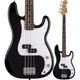Fender Standard Precision Bass, Laurel Fingerboard, White Pickguard, Black�ҥե������/�ץ쥷�����١�����