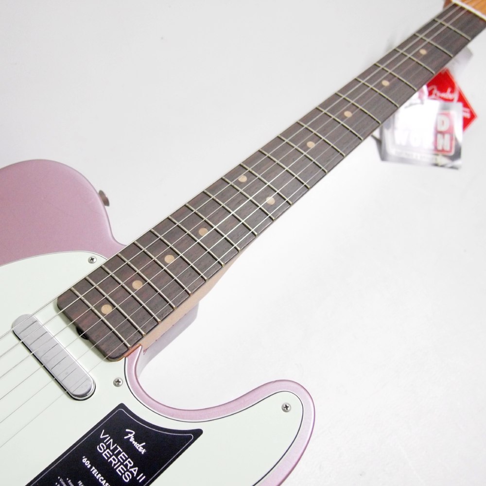 Fender Limited Edition Vintera II Road Worn '60s Telecaster, Rosewood Fingerboard, Burgundy Mist Metallic 3.47kg�ҥե������ �ƥ쥭�㥹������