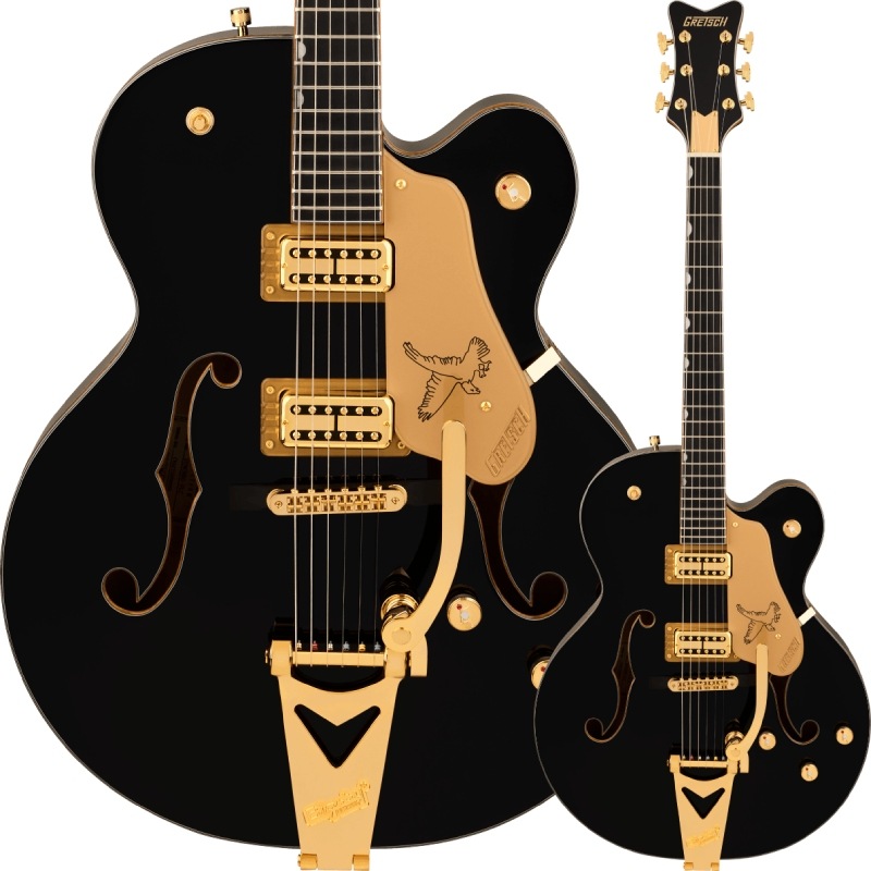 Gretsch Synchromatic Falcon Hollow Body Single-Cut with Bigsby, Ebony Fingerboard, Black ����å�
