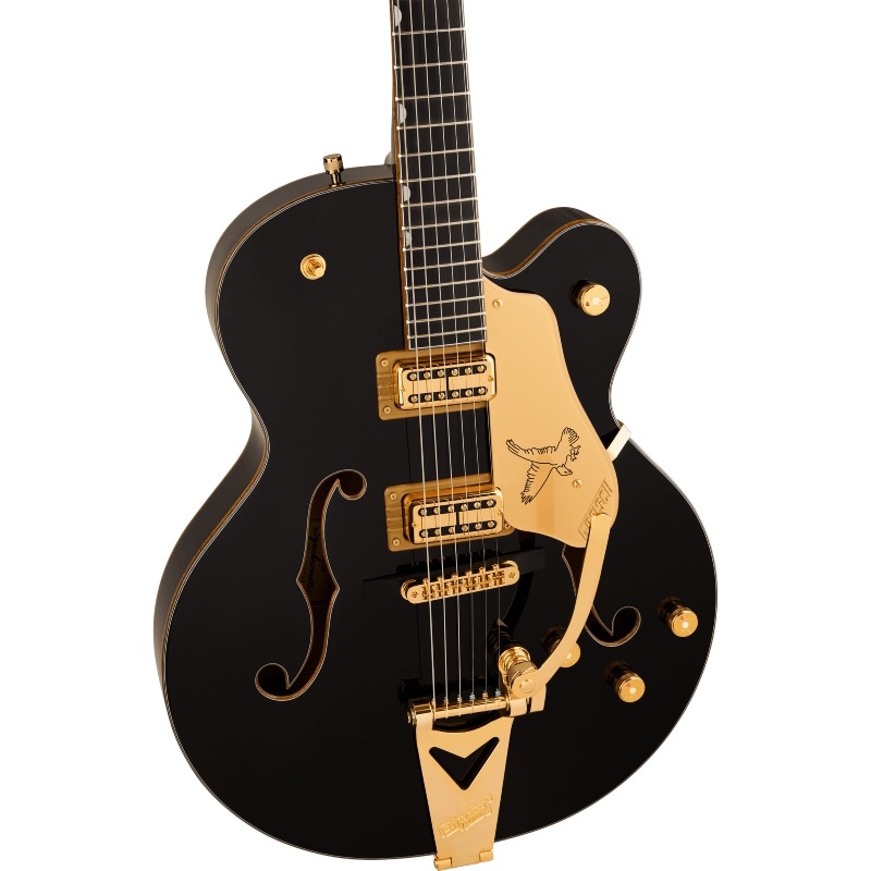 Gretsch Synchromatic Falcon Hollow Body Single-Cut with Bigsby, Ebony Fingerboard, Black ����å�