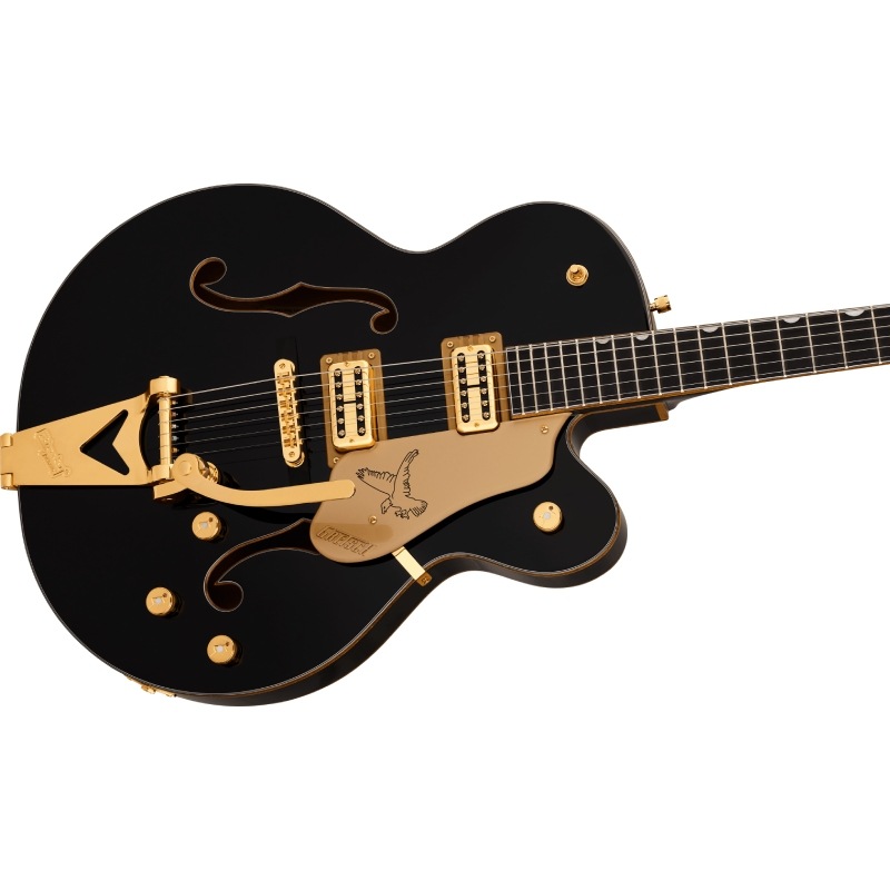 Gretsch Synchromatic Falcon Hollow Body Single-Cut with Bigsby, Ebony Fingerboard, Black ����å�