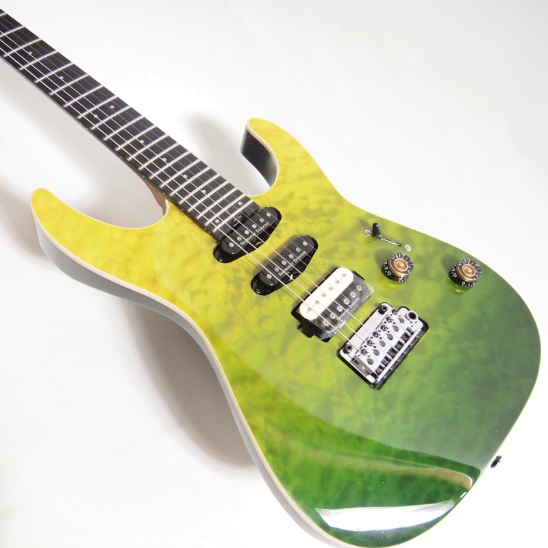 Charvel Pro-Mod Plus Dinky DK24 HSS 2PT EB QM, Ebony Fingerboard, Zombie Fade ���㡼�٥�
