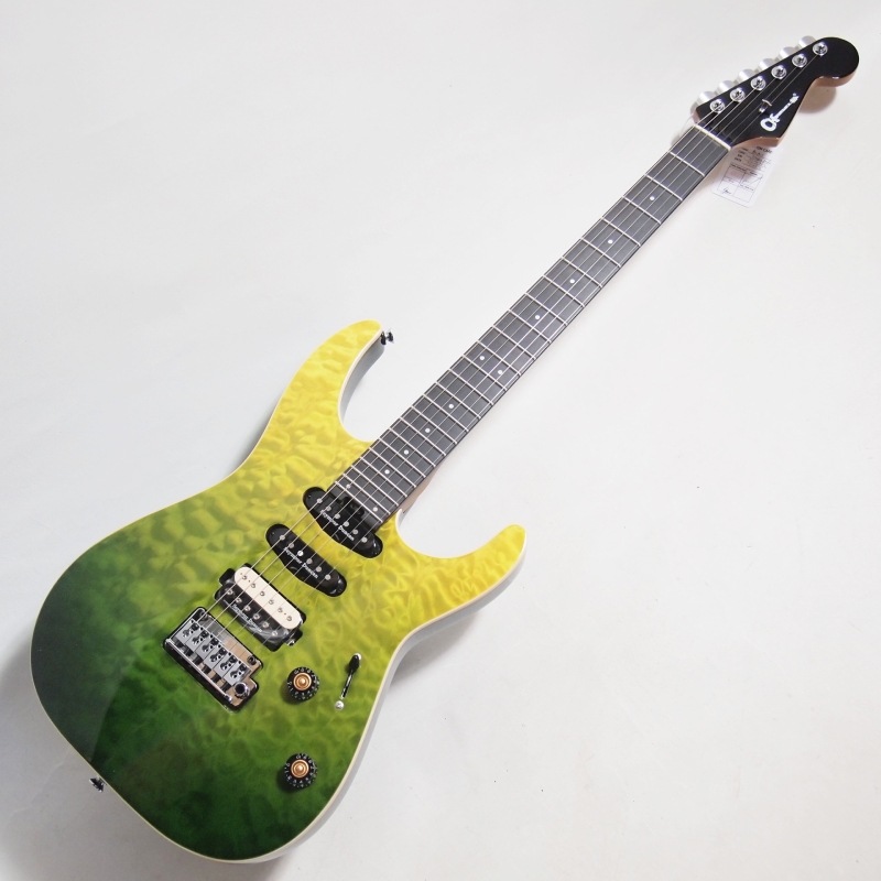 Charvel Pro-Mod Plus Dinky DK24 HSS 2PT EB QM, Ebony Fingerboard, Zombie Fade ���㡼�٥�