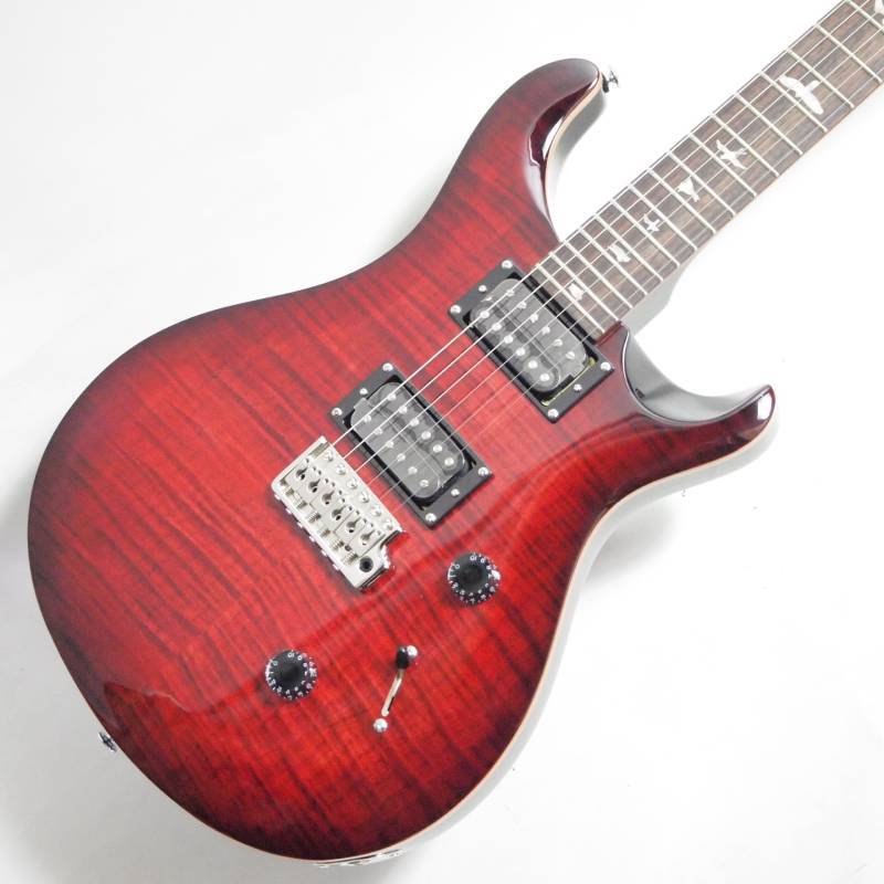 PRS SE custom 24 ポールリードスミス　美品 PRS SE Custom24 Semi-Hollow Piezo Orange Tiger Smokeburst