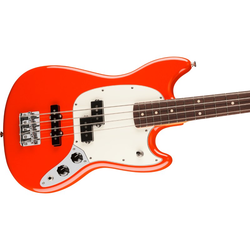 Fender Player II Mustang Bass PJ, Rosewood Fingerboard, Coral Red�ҥե������MEX�ॹ���󥰥١�����