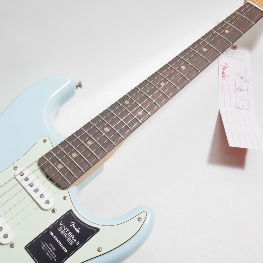 �ǽ����� !  Fender Limited Edition Vintera II Road Worn '60s Stratocaster, Rosewood Fingerboard, Sonic Blue 3.39kg�ҥե��������