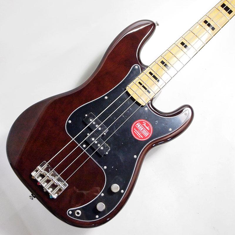 ウッタ楽器店調整済み！Squier by Fender Precision 40th Anniversary Precision Bass, Vintage Edition, Satin Dakota Red