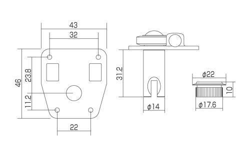GOTOH Bass MACHINE HEAD GB2 Gold/L4�ʱ��ѡˡҥ��ȡ���
