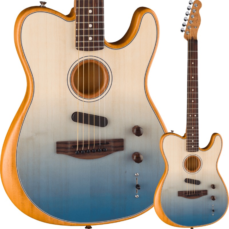 Fender FSR Acoustasonic Player Telecaster, Rosewood Fingerboard, Sapphire Blue Fade �����ʡҥե��������