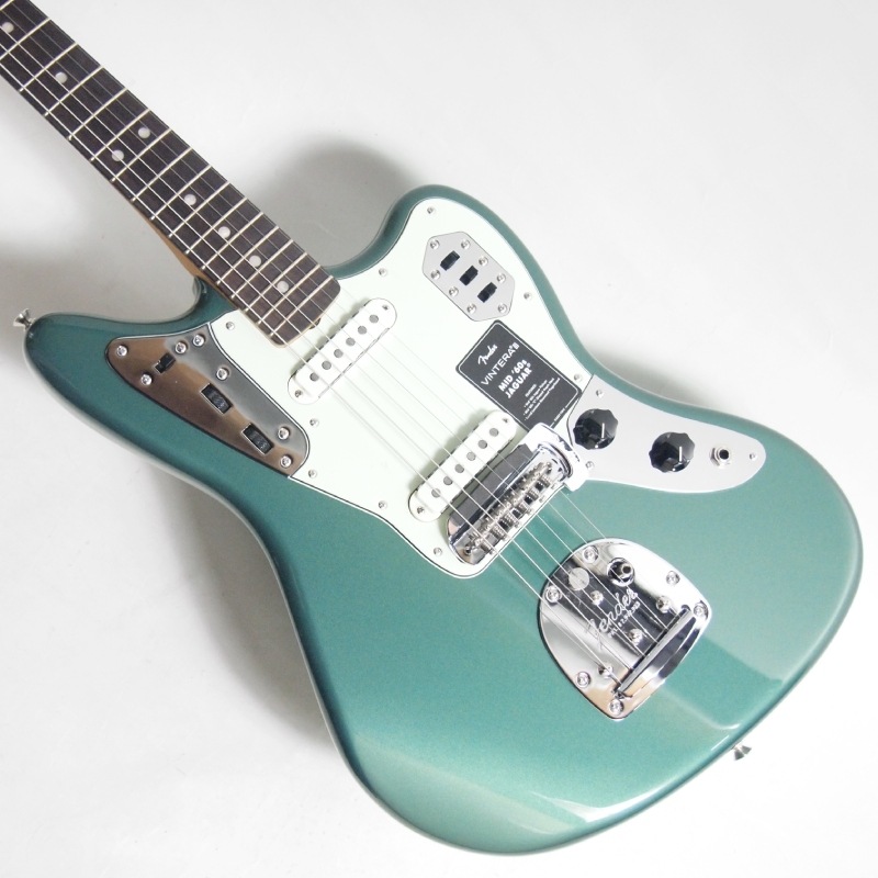 Fender Vintera III Mid '60s Jaguar, Rosewood Fingerboard, Sherwood Green Metallic 3.90kg �ե���������㥬��